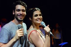 Bruno Fagundes e Paula Barbosa   - Show PAULA BARBOSA - Novembro 2015 - Foto CRISTINA GRANATO