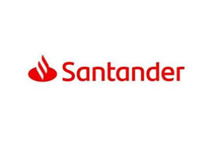 Santander adesiva prédio com ciclismo