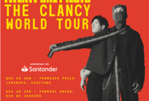 Twenty One Pilots coloca o Brasil na rota  da turnê mundial Clancy