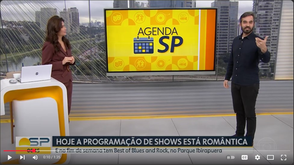 O Festival Best of Blues and Rock no Bom Dia SP