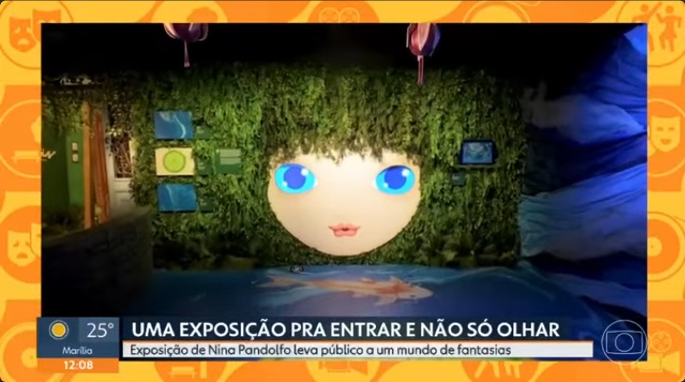 A Exposição ¨Portais¨, de Nina Pandolfo, foi matéria no SP1 - Rede Globo.  Marra Comunicação 202 inscritos