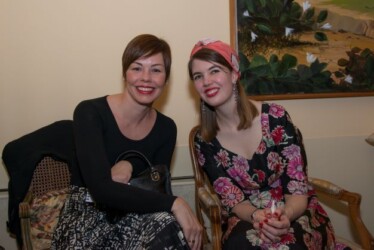 Reunião na Embaixada de Milão, em 2015 - Ana Brant e Ange Taillander - Cré. Jr Casseb Reunião na Embaixada de Milão, em 2015 - Ana Brant e Ange Taillander - Cré. Jr Casseb