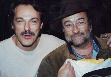 Toquinho e Lúcio Dalla, em "Toquinho- 30 Anos de Música", de 1995 (Créditos: Dimas Schittini) Toquinho e Lúcio Dalla, em "Toquinho- 30 Anos de Música", de 1995 (Créditos: Dimas Schittini)